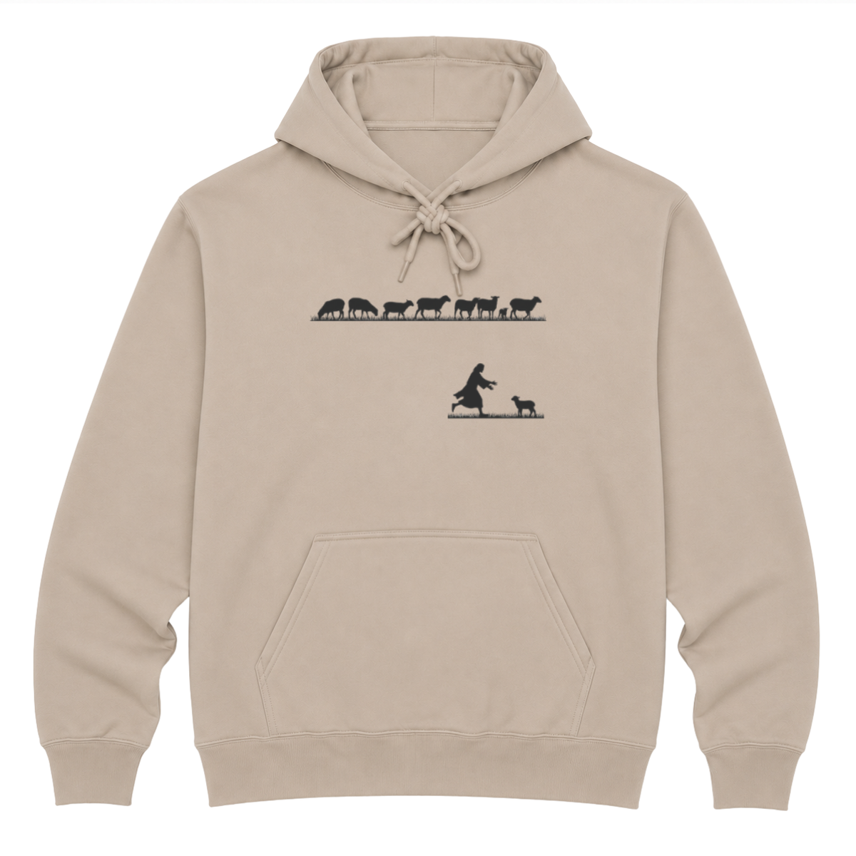 He Left the Ninety-nine Hoodie - 𝙚𝙢𝙗𝙧𝙤𝙞𝙙𝙚𝙧𝙚𝙙 𝙙𝙚𝙨𝙞𝙜𝙣 - Pre-order