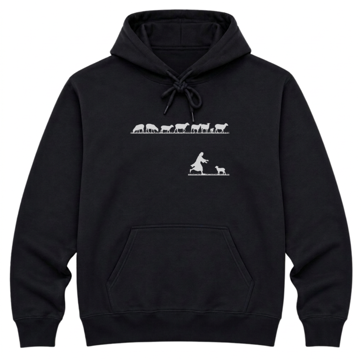 He Left the Ninety-nine Hoodie - 𝙚𝙢𝙗𝙧𝙤𝙞𝙙𝙚𝙧𝙚𝙙 𝙙𝙚𝙨𝙞𝙜𝙣 - Pre-order