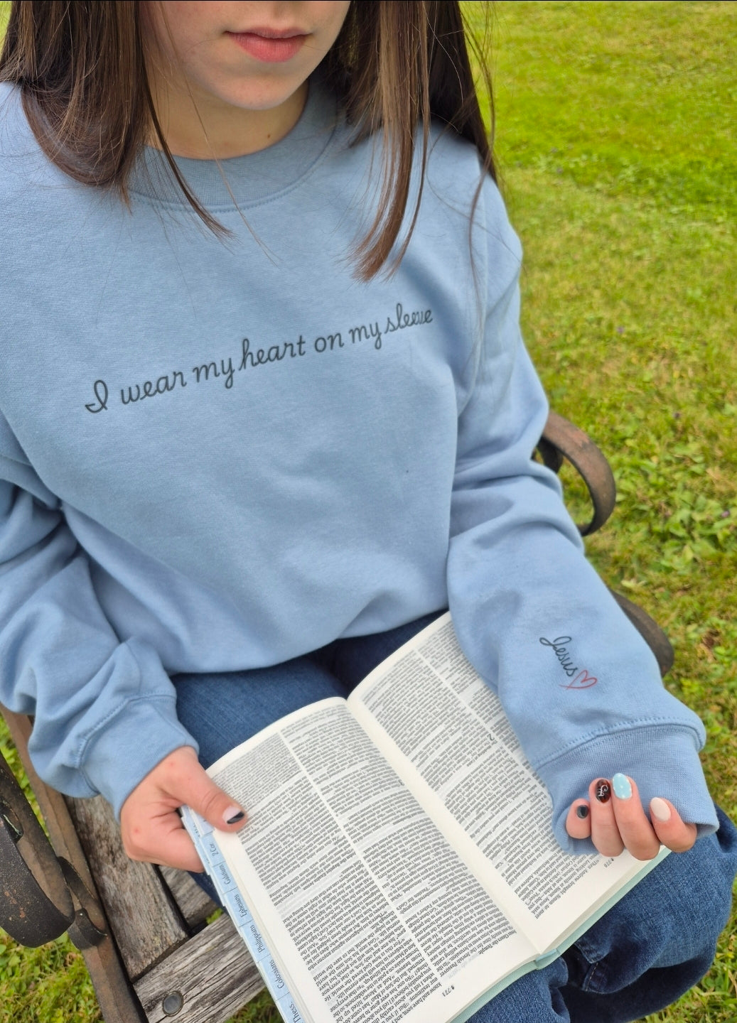I Wear My Heart On My Sleeve Crewneck - Pre-order