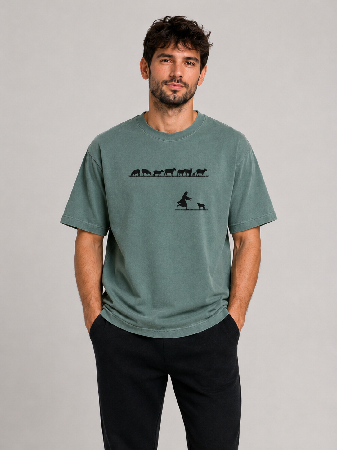 He Left The Ninety-nine To Find the One Tee - 𝙚𝙢𝙗𝙧𝙤𝙞𝙙𝙚𝙧𝙚𝙙 𝙙𝙚𝙨𝙞𝙜𝙣 - Pre-order